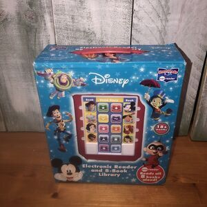 Disney Electronic Reader and 8-Book Library - P.I. Kids New